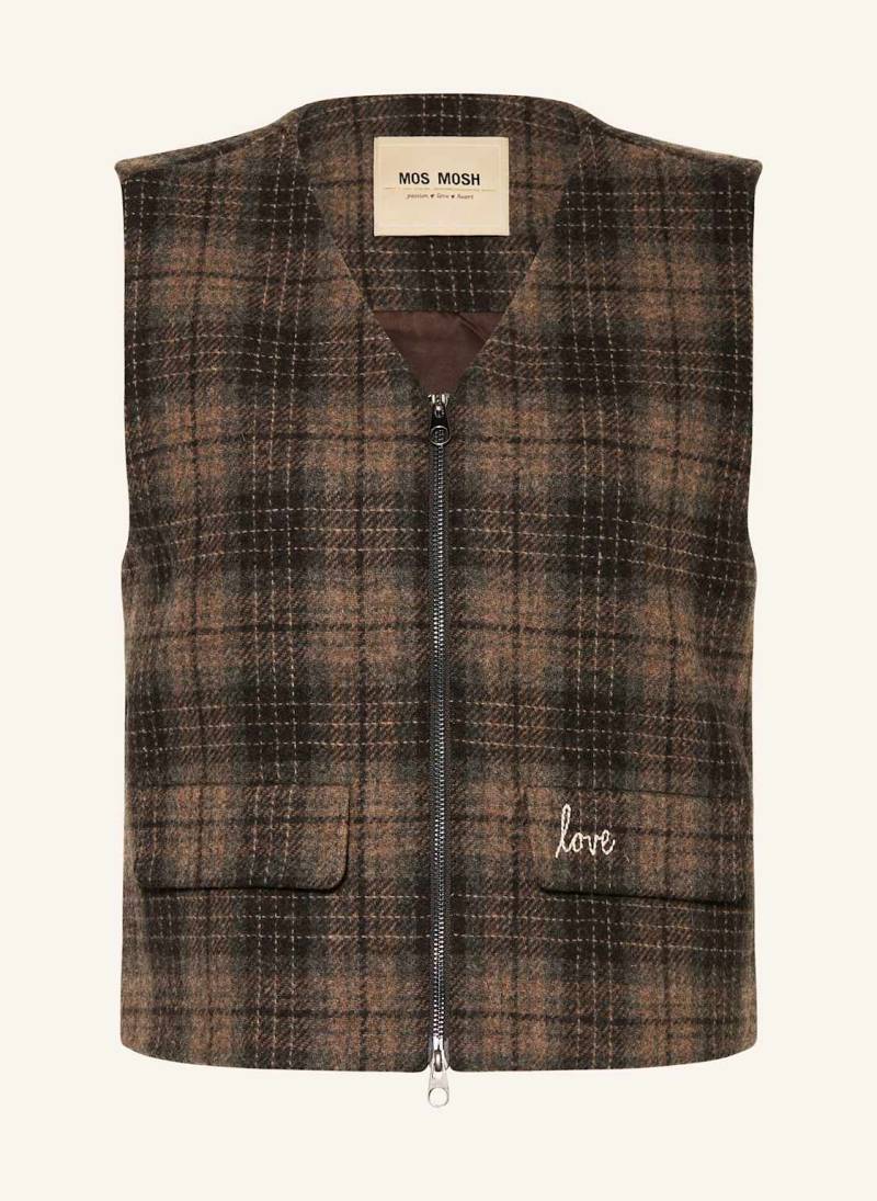 Mos Mosh Weste Mmruna braun von MOS MOSH