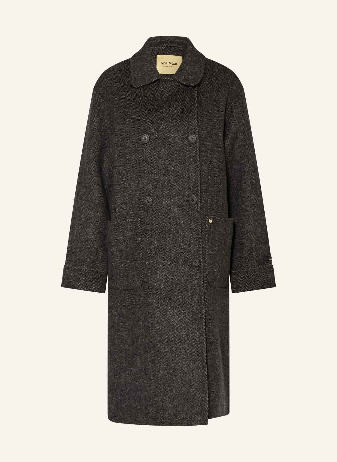 Mos Mosh Wollmantel Mmlucca Barkley grau von MOS MOSH