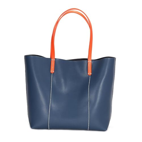 MOSAMHUA Damen Henkeltaschen Leder Groß Kapazität Shopper Tasche Damen Tote Tasche Arbeit Handtasche für Damen Schultertaschen Weich Umhängetasche von MOSAMHUA