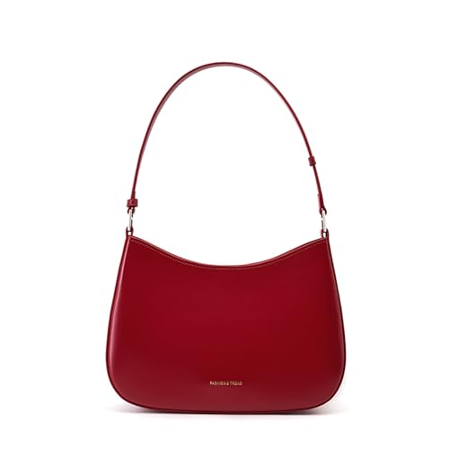 MOSAMHUA Damen Prämium Unikdesign Echtes Leder Handtasche Stylische Axillares Schultertasche Tote von MOSAMHUA