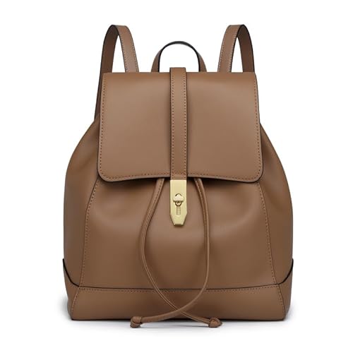 MOSAMHUA Damen Rucksack Leder Stylisch Frauen Schultertasche Reiserucksack Casual Daypack Rucksäcke Handtasche Modern Rucksacktasche Cityrucksack von MOSAMHUA