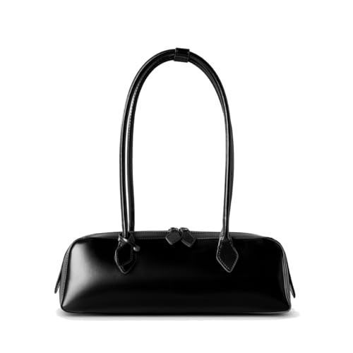 MOSAMHUA Damen Unikate Design Großvolumige Axella Tasche - Lange Streifen Schultertasche für Frauen | Premium Leder Modische-Tasche | Alltagstragetasche von MOSAMHUA