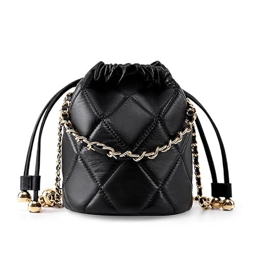 MOSAMHUA Damen gesteppt Leder Cross Body Umhängetasche Frauen Crossbody Tasche Kette Handtasche Clutch Geldbörse für Shopping Dating Tägliches Reisen Arbeiten von MOSAMHUA