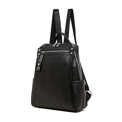 MOSAMHUA Echt Leder Damen Rucksack | Leicht Großvolumig für Reisen & Geschäftsreisen | Einzigartiges Design Anti-Diebstahl Casual Tasche | Premium Stylischer Pendlerrucksack MOSAMHUA Echt Leder Damen Rucksack | Leicht Großvolumig für Reisen & Geschäftsreisen | Einzigartiges Design Anti-Diebstahl Casual Tasche | Premium Stylischer Pendlerrucksack von MOSAMHUA