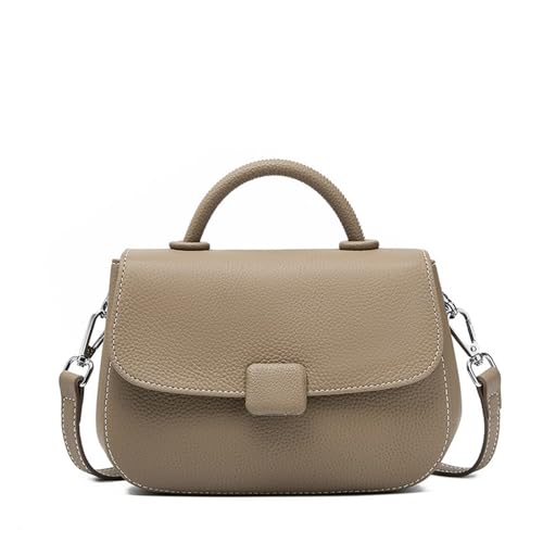MOSAMHUA Echt Leder Damen Satteltasche | Premium Wandelbare Schulter- & Crossbody-Tasche | Alltagstaugliche Stylische Handtasche für Arbeit | Handgefertigte Luxusaccessoire von MOSAMHUA