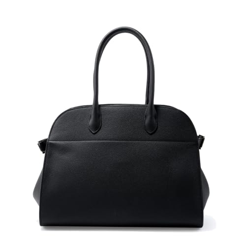 MOSAMHUA Exklusive Reise Umhängetasche Damen - Große Ledertasche mit Geflochtenem Design (Narbenleder & wasserdichte Innentaschen) Handgefertigte Business Shopper von MOSAMHUA