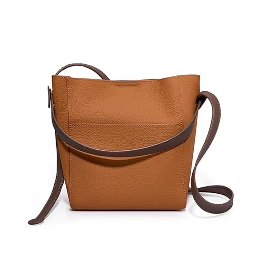 MOSAMHUA Frauen Top Handle Bag Leder Bucket Umhängetasche Damen kleine Handtaschen Mode Crossbody Geldbörsen für Einkaufen Arbeit Reisen von MOSAMHUA