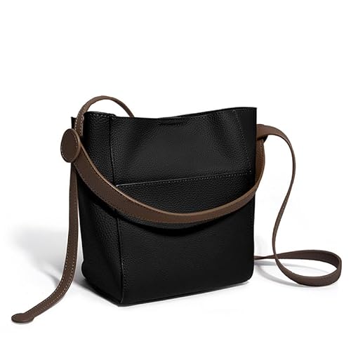 MOSAMHUA Frauen Top Handle Bag Leder Bucket Umhängetasche Damen kleine Handtaschen Mode Crossbody Geldbörsen für Einkaufen Arbeit Reisen von MOSAMHUA