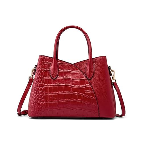 MOSAMHUA Frauen Top Handle Tasche Leder große Kapazität Schulter Umhängetasche Mode Damen Tote Handtasche Messenger Bag für Arbeit Einkaufen Reisen von MOSAMHUA