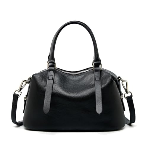 MOSAMHUA Gemühtetes Leder Kissen-Handtasche für Damen | Vintage Mode Stylische Tote | Alltagstaugliche Retro-Design für Arbeit & Freizeit von MOSAMHUA