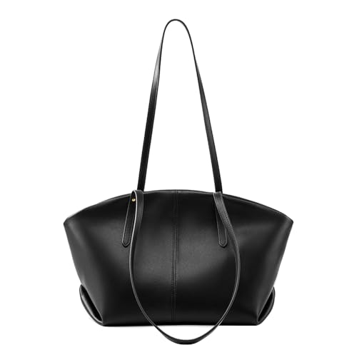 MOSAMHUA Großvolumiges echtes Leder-Tasche für Frauen - Stylisch und leger, ideal für Schulter- oder Handtragen, perfekte Frauen-One-Shoulder-Größe Tasche von MOSAMHUA