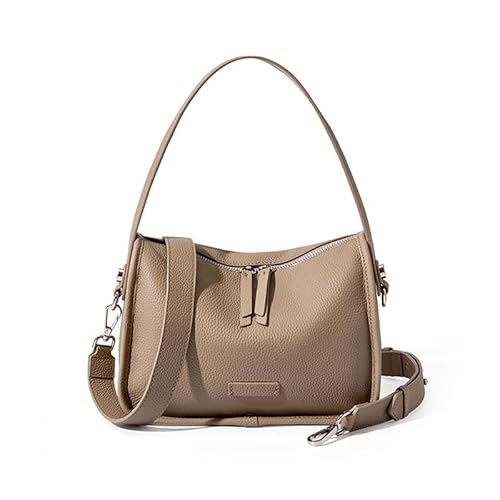 MOSAMHUA Kleine Handtaschen Frauen Leder Umhängetasche Damen Tote Tasche mit Reißverschluss Crossbody Taschen Seite Geldbörsen mit verstellbaren Breiten Riemen für Arbeit Einkaufen Urlaub von MOSAMHUA