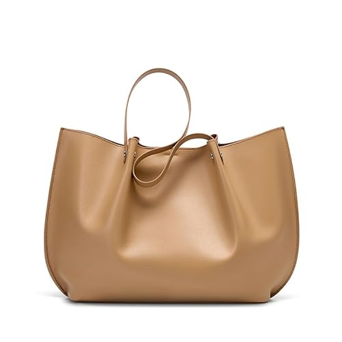 MOSAMHUA Leder Tote Tasche für Frauen Große Kapazität Leichte Top Handle Handtasche Damen Umhängetasche für Arbeit Reisen Einkaufen Dating von MOSAMHUA