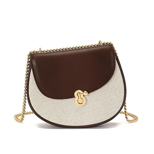 MOSAMHUA Leder Umhängetasche für Frauen Kleine Damenhandtaschen Mode Clutch Crossbody Tasche mit Kettenriemen für Reisen Arbeit Einkaufen von MOSAMHUA