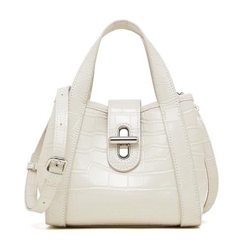 MOSAMHUA Luxuriöse Echtes Leder Frauen Shopper - Krokodilmuster, Elegante Pendlerhandtasche - Premium Körbchentasche für Büro mit Hochwertigkeitsgefühl MOSAMHUA Luxuriöse Echtes Leder Frauen Shopper - Krokodilmuster, Elegante Pendlerhandtasche - Premium Körbchentasche für Büro mit Hochwertigkeitsgefühl von MOSAMHUA