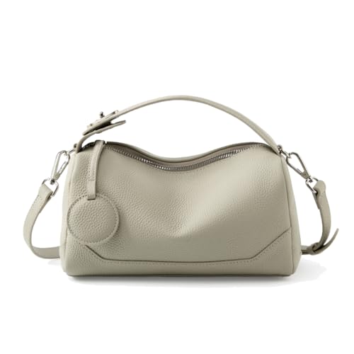 MOSAMHUA Modisch Echt Leder Damenhandtasche | Trendige Alltagstaugliche Crossbody Tasche | Stylische Wandelbare Tote für Alltag & Feier | Premium Designer Schultertasche von MOSAMHUA