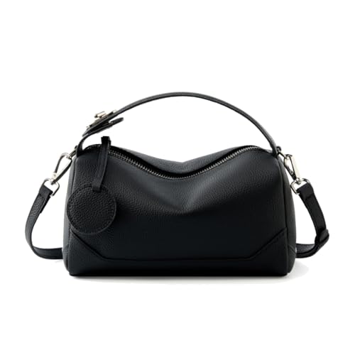MOSAMHUA Modisch Echt Leder Damenhandtasche | Trendige Alltagstaugliche Crossbody Tasche | Stylische Wandelbare Tote für Alltag & Feier | Premium Designer Schultertasche von MOSAMHUA