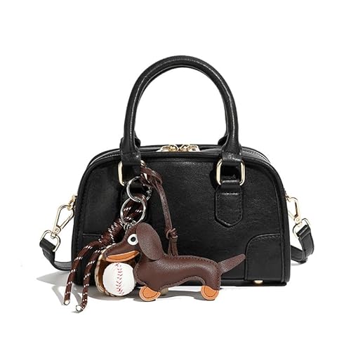 MOSAMHUA Premium Leder Bowling-Tasche für Damen | Crossbody Schultertasche | Unikales Design Alltagstauglich für Arbeit | Minimalist Stil Handtasche MOSAMHUA Premium Leder Bowling-Tasche für Damen | Crossbody Schultertasche | Unikales Design Alltagstauglich für Arbeit | Minimalist Stil Handtasche von MOSAMHUA