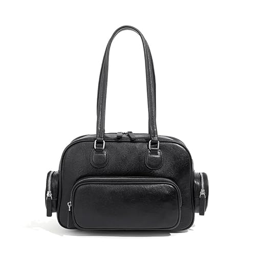 MOSAMHUA Premium Leder Damen Tote | Vintage Bucket Stil | Eleganter Designer Handtasche mit Retro Charme | High-End Mode für Damen von MOSAMHUA