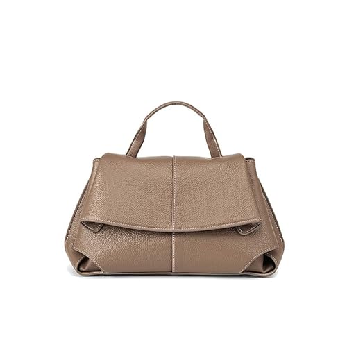 MOSAMHUA Premium Leder Damen Ultraleichte Tasche | Luxuriös Minimalistische Einzigartiges Design | Wandelbare Hand- & Crossbodytasche für Arbeit & Tagespendeln | Stylische Kompakte Tasche von MOSAMHUA
