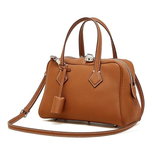 MOSAMHUA Premium Leder Kissen-Design Handtasche für Damen | Eleganter Luxus Crossbody & Tote | Alltagstaugliche Gestaltung für Arbeit & Freizeit von MOSAMHUA