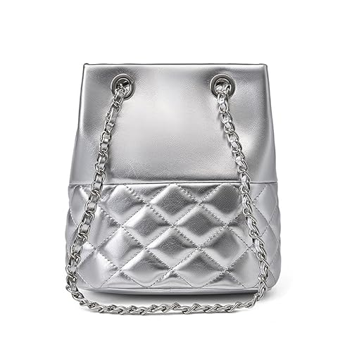 MOSAMHUA Schultertaschen für Frauen Leder Hobo Bag Unterarmtasche Damen Crossbody Handtaschen Casual Clutch Purses mit Metallkette Strap für Reisen Arbeit Einkaufen von MOSAMHUA