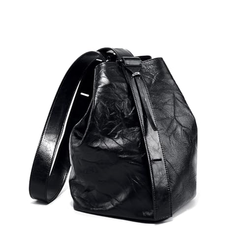 MOSAMHUA Slouchy Comfort Plissierte Textur Bucket Shape Damen-Tasche von MOSAMHUA