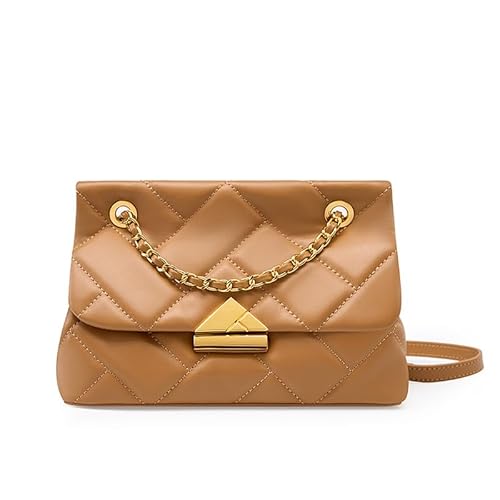 MOSAMHUA Umhängetasche für Frauen Kleine Gesteppte Tasche Crossbody Tote Geldbörse Leder Clutch Purses Damen Handtaschen mit Kettenriemen für Reisen Arbeit Einkaufen von MOSAMHUA