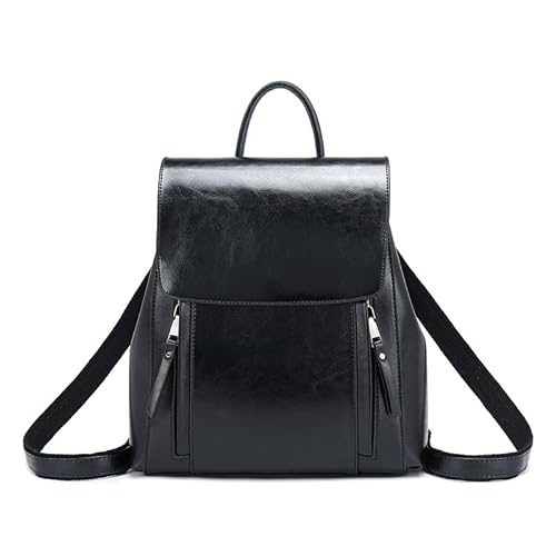 MOSAMHUA Vintage Rucksack Damen Leder Schultertasche Geldbörse Frauen Casual Daypacks Reiserucksack für Einkaufen Arbeit von MOSAMHUA