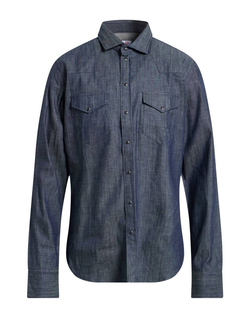 MOSCA Jeanshemd Herren Blau von MOSCA