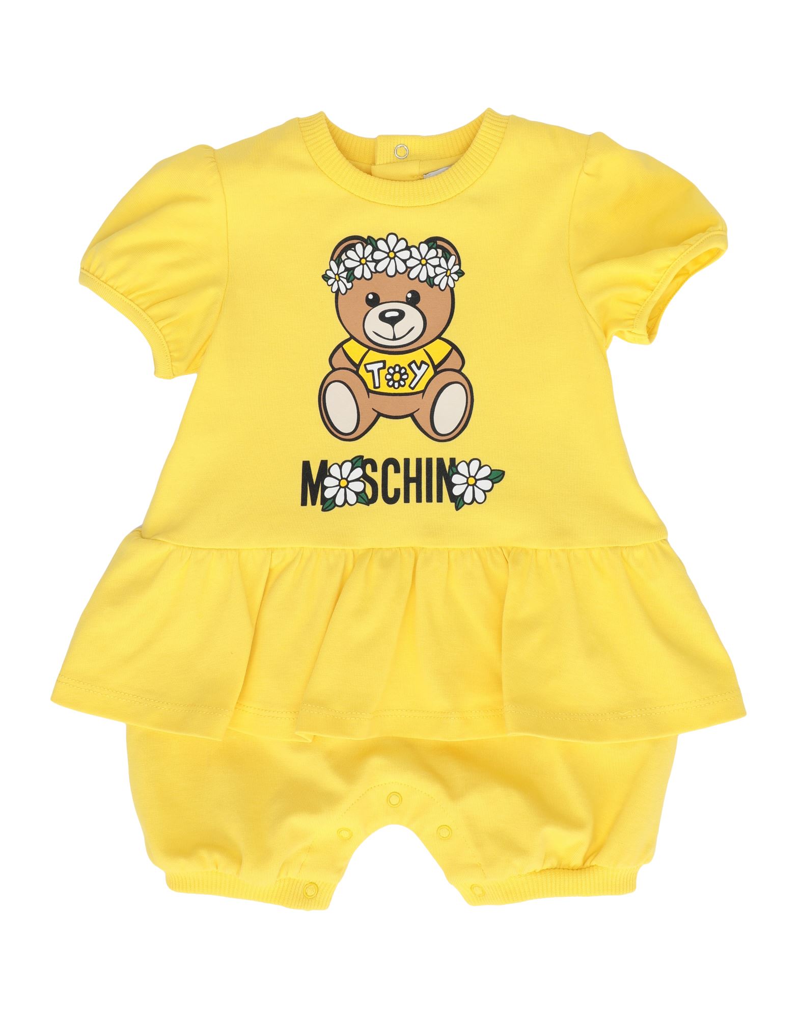MOSCHINO BABY Babystrampler & -latzhosen Kinder Gelb von MOSCHINO BABY