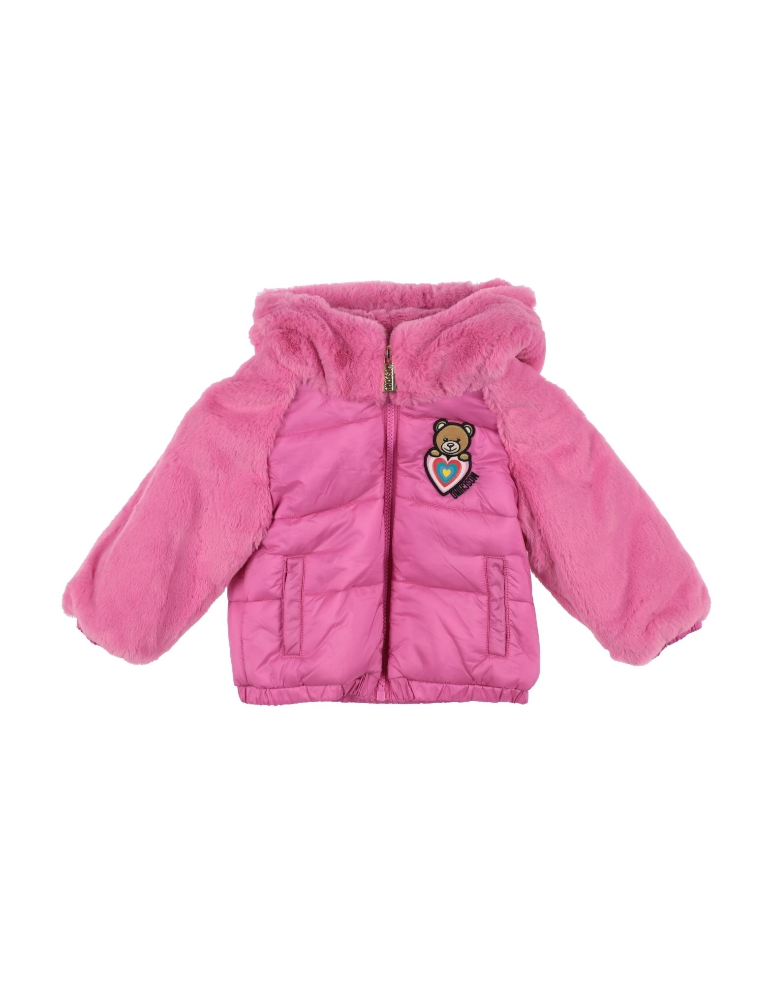 MOSCHINO BABY Shearling- & Kunstfell Kinder Fuchsia von MOSCHINO BABY