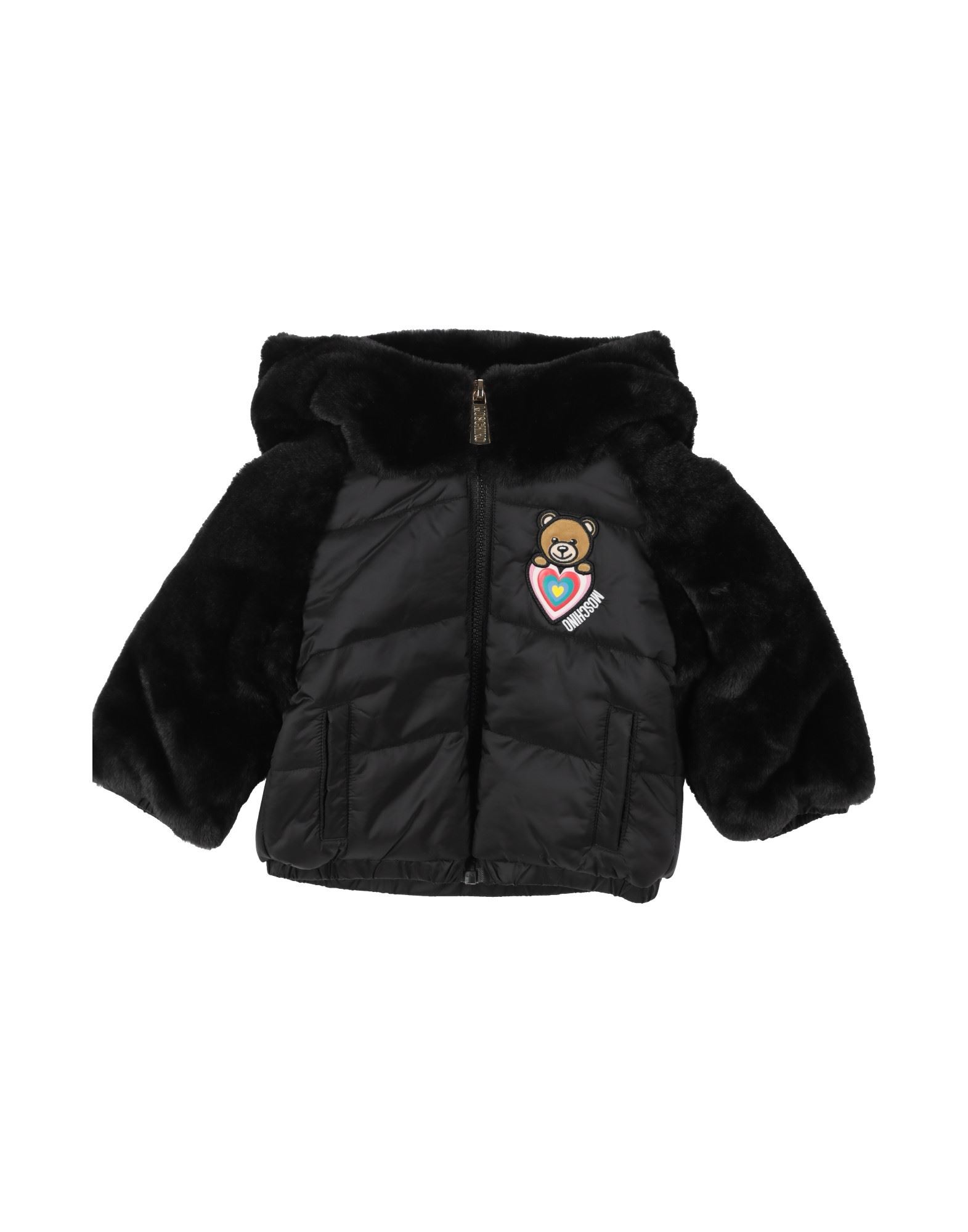 MOSCHINO BABY Shearling- & Kunstfell Kinder Schwarz von MOSCHINO BABY