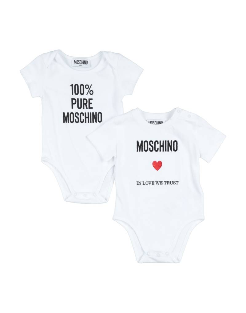 MOSCHINO BABY Strampelanzug Kinder Weiß von MOSCHINO BABY