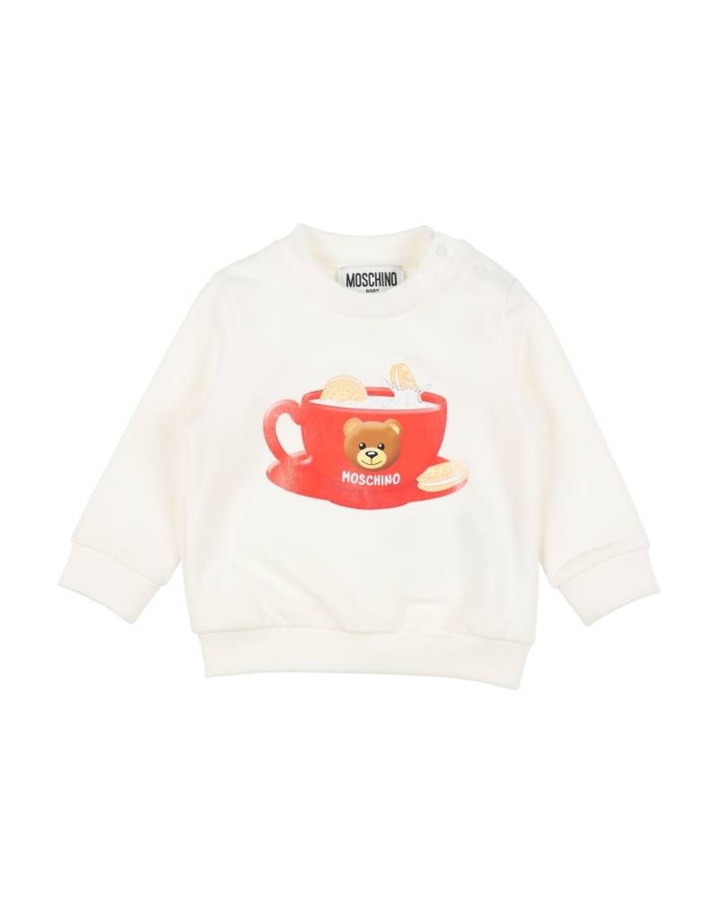 MOSCHINO BABY Sweatshirt Kinder Weiß von MOSCHINO BABY