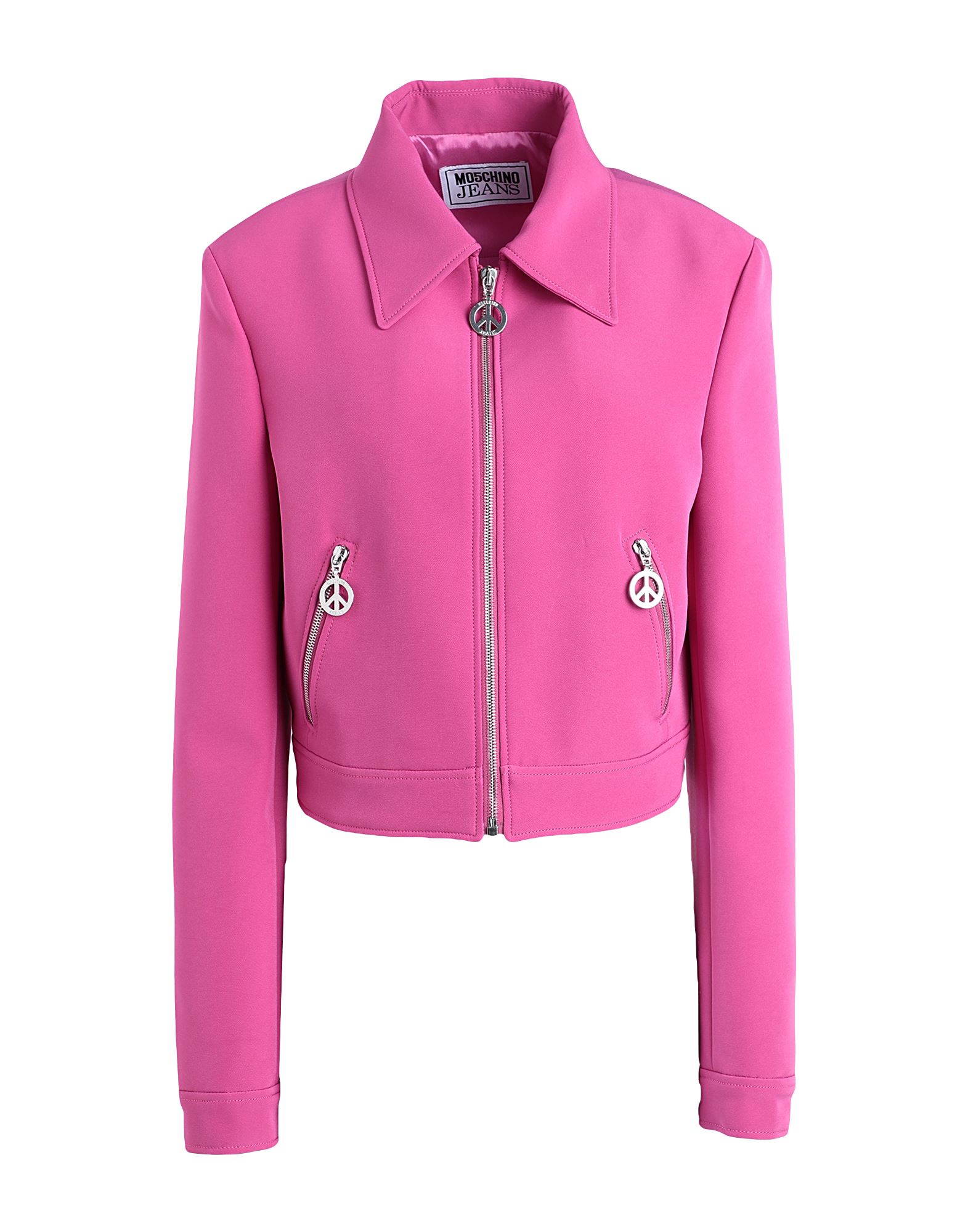 MOSCHINO JEANS Jacke & Anorak Damen Fuchsia MOSCHINO JEANS Jacke & Anorak Damen Fuchsia von MOSCHINO JEANS