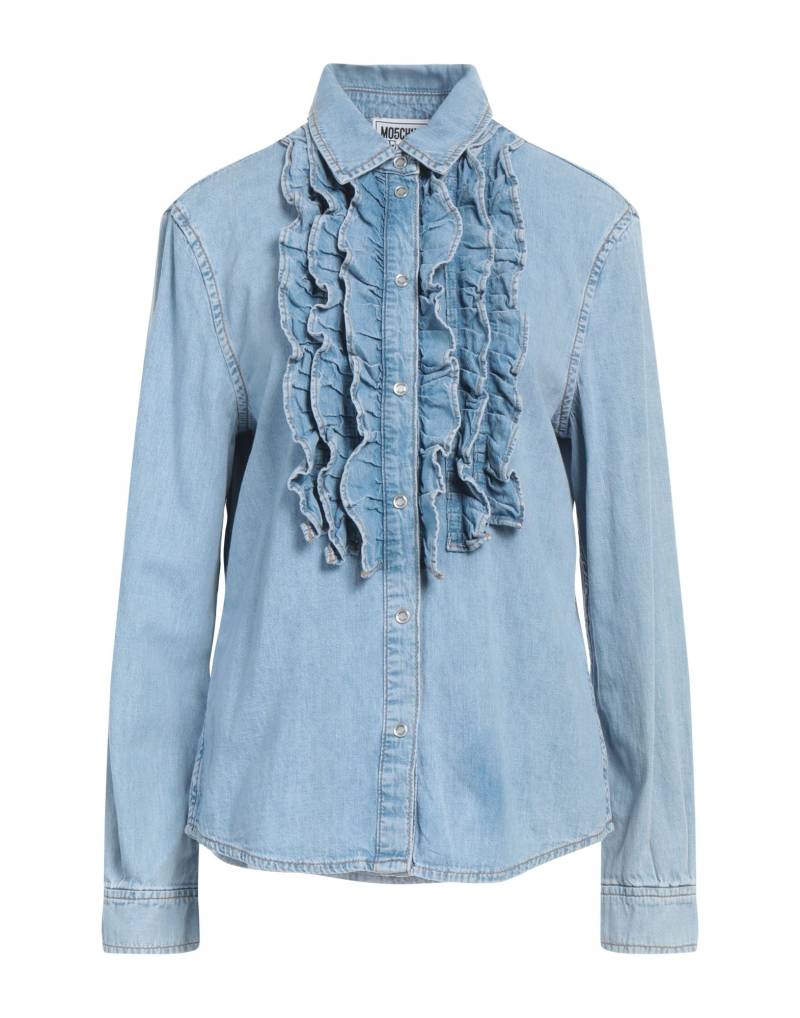 MOSCHINO JEANS Jeanshemd Damen Blau von MOSCHINO JEANS