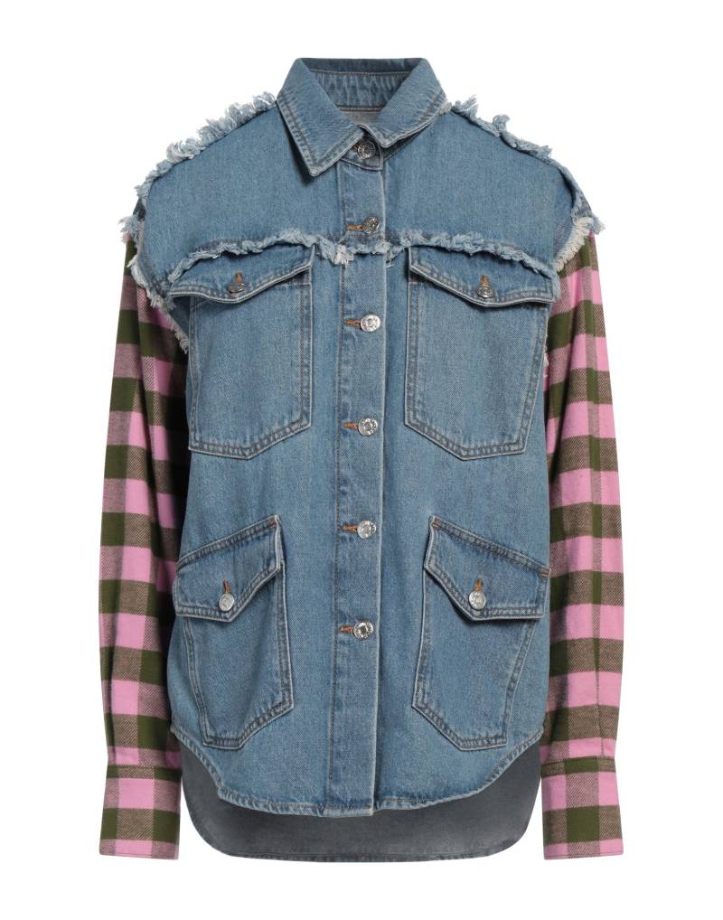 MOSCHINO JEANS Jeanshemd Damen Blau von MOSCHINO JEANS