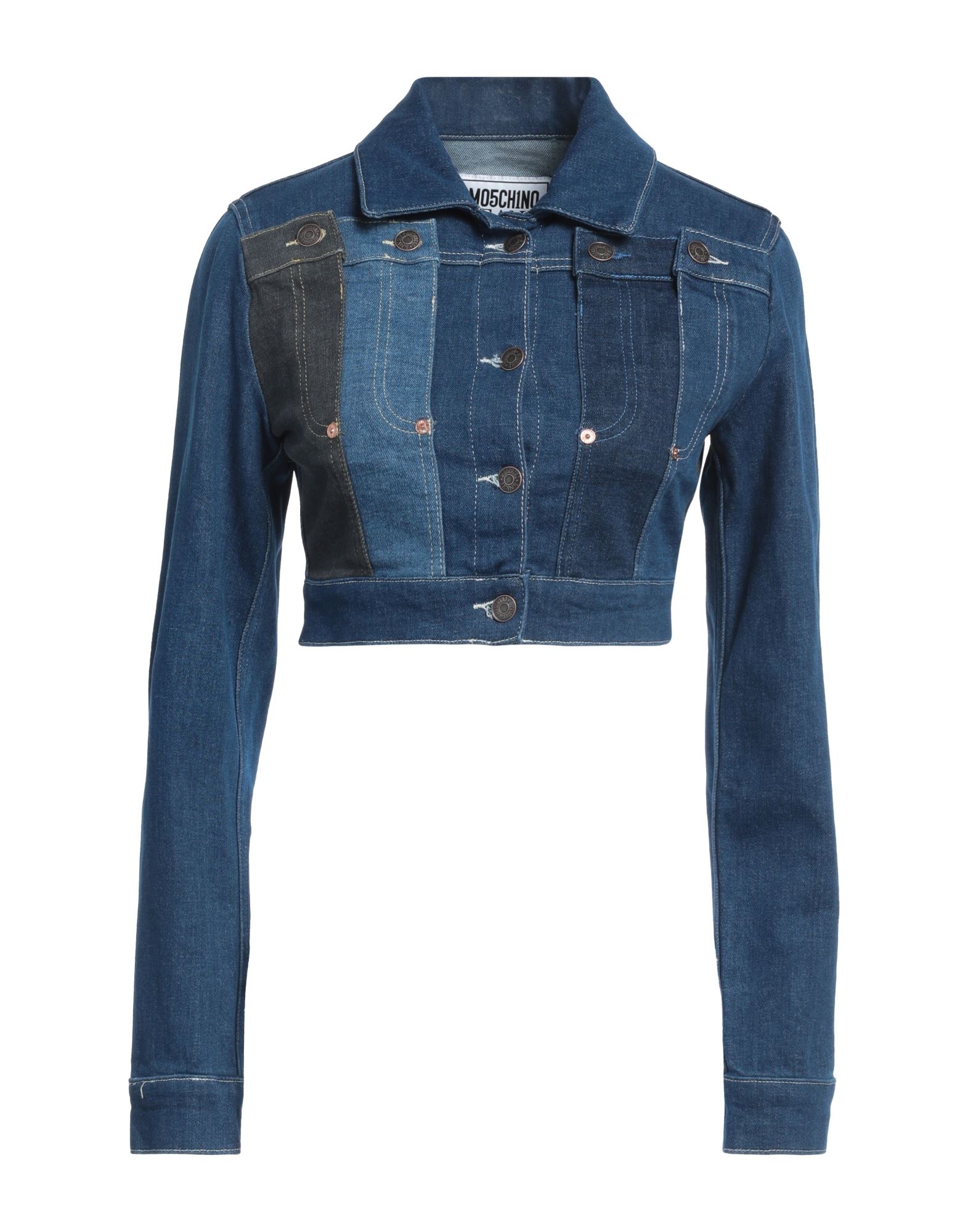 MOSCHINO JEANS Jeansjacke/-mantel Damen Blau von MOSCHINO JEANS