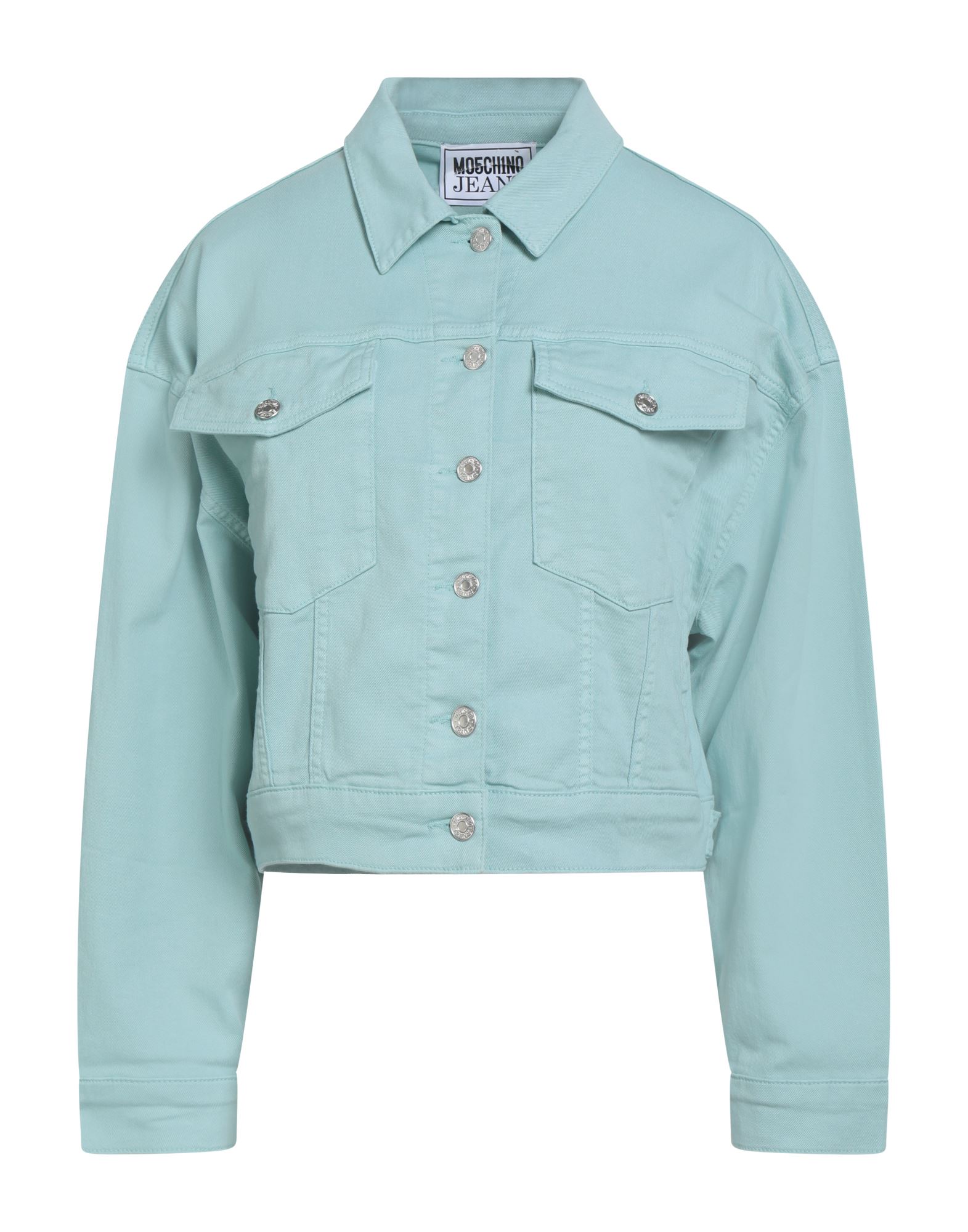 MOSCHINO JEANS Jeansjacke/-mantel Damen Tūrkis von MOSCHINO JEANS