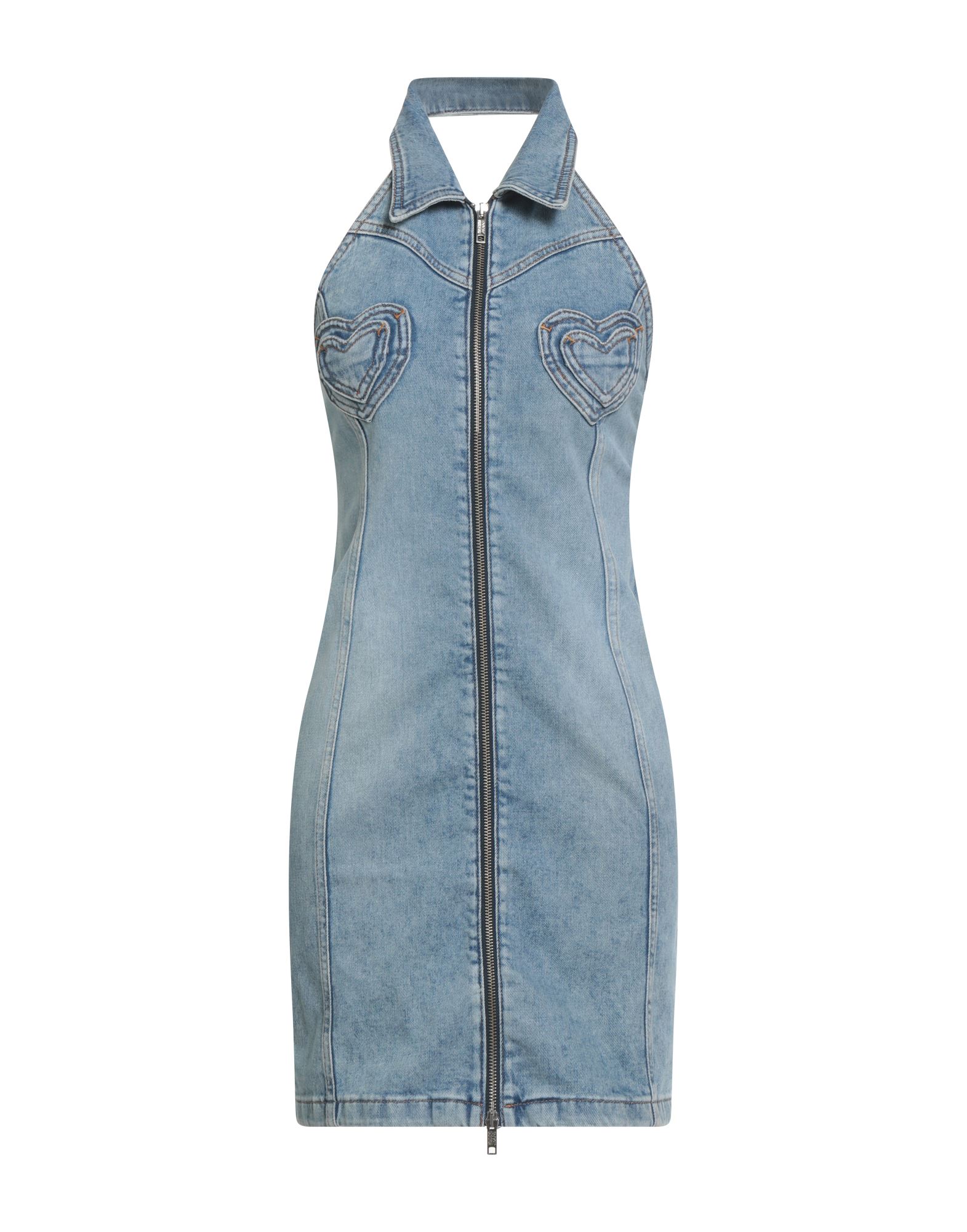 MOSCHINO JEANS Mini-kleid Damen Blau MOSCHINO JEANS Mini-kleid Damen Blau von MOSCHINO JEANS