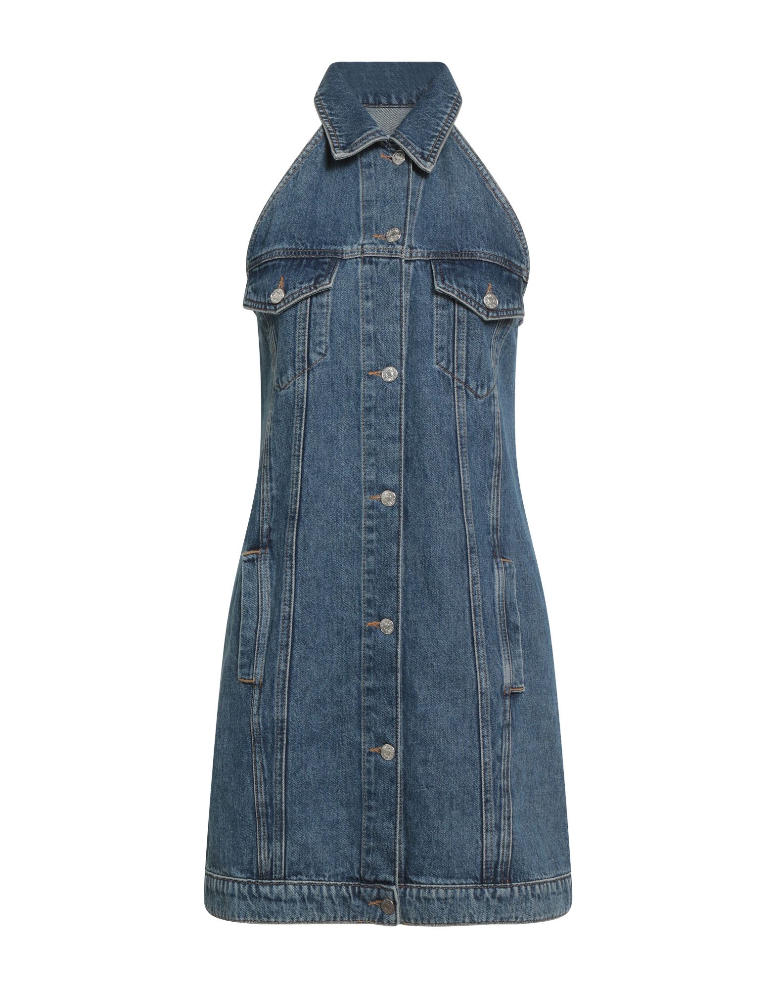MOSCHINO JEANS Mini-kleid Damen Blau MOSCHINO JEANS Mini-kleid Damen Blau von MOSCHINO JEANS