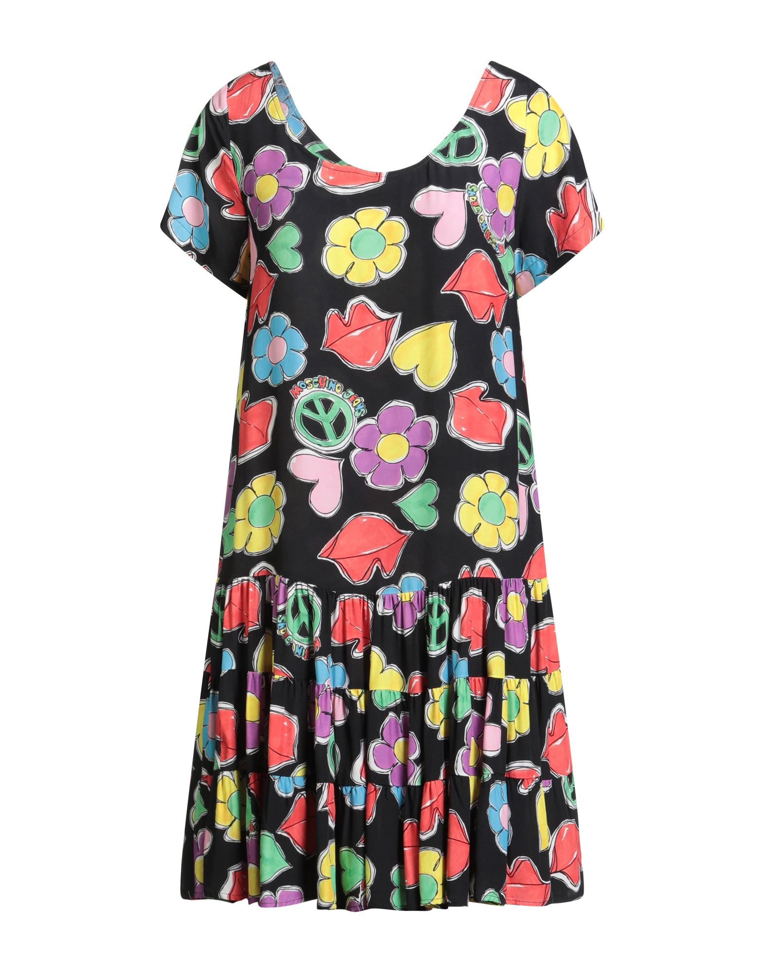 MOSCHINO JEANS Mini-kleid Damen Schwarz MOSCHINO JEANS Mini-kleid Damen Schwarz von MOSCHINO JEANS