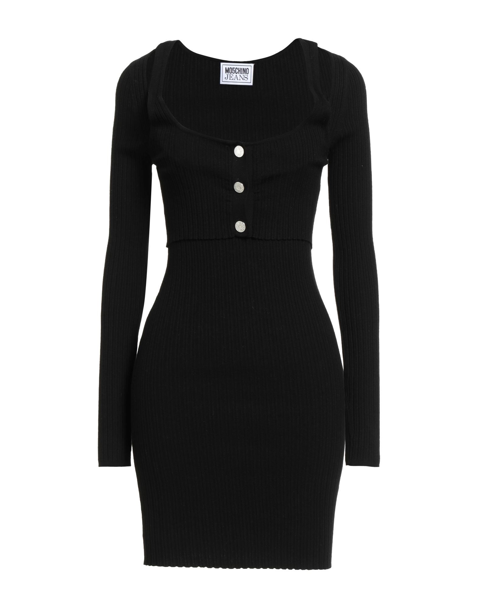 MOSCHINO JEANS Mini-kleid Damen Schwarz MOSCHINO JEANS Mini-kleid Damen Schwarz von MOSCHINO JEANS