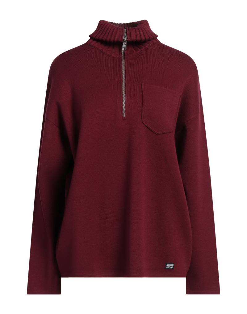 MOSCHINO JEANS Rollkragenpullover Damen Bordeaux von MOSCHINO JEANS