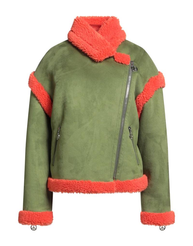 MOSCHINO JEANS Shearling- & Kunstfell Damen Militärgrün von MOSCHINO JEANS