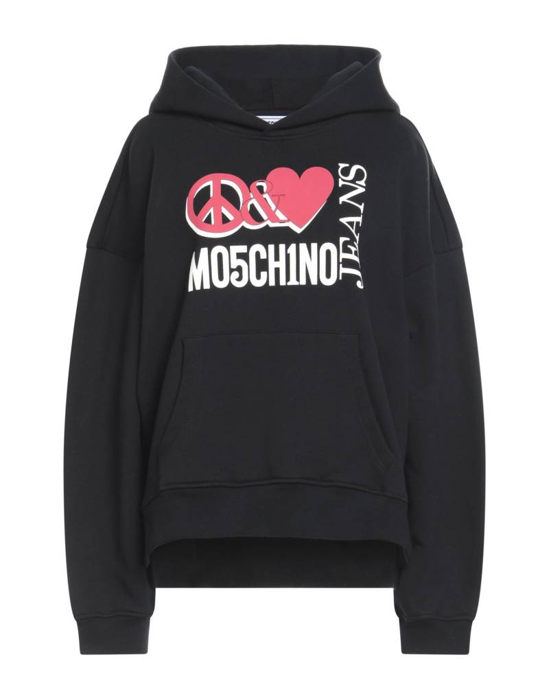 MOSCHINO JEANS Sweatshirt Damen Schwarz von MOSCHINO JEANS