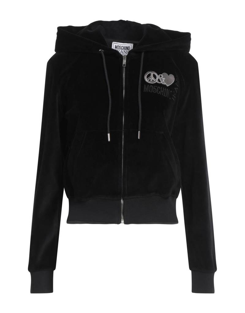 MOSCHINO JEANS Sweatshirt Damen Schwarz von MOSCHINO JEANS
