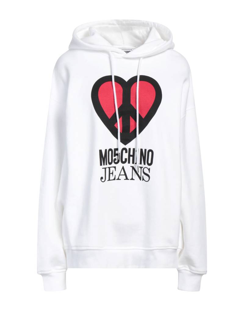 MOSCHINO JEANS Sweatshirt Damen Weiß von MOSCHINO JEANS