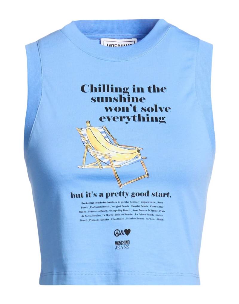 MOSCHINO JEANS T-shirts Damen Azurblau von MOSCHINO JEANS